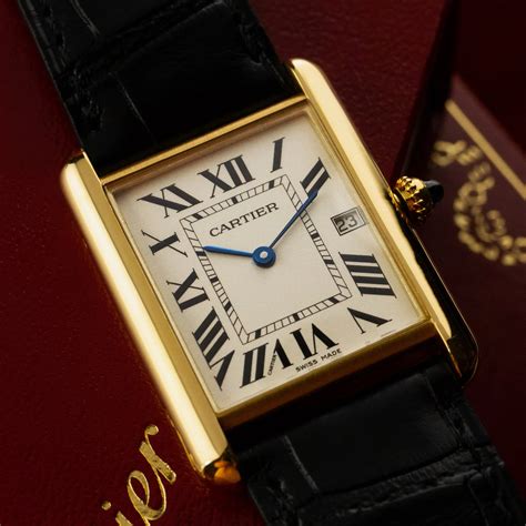 montre cartier tank louis cartier|cartier military tank watch.